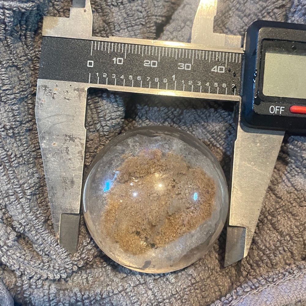 Clear quartz with garden quartz and sparkly mica - Picture 3 of 3